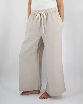 Ava Wide Leg Linen Pant