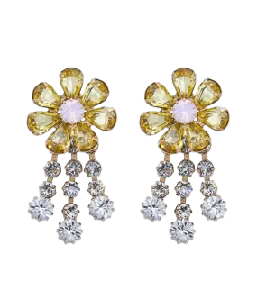 Frances Earrings in Light Topaz