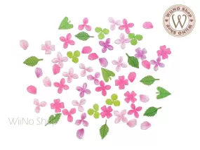 Hydrangea Flower Nail Art Sequin Decoration (F07)