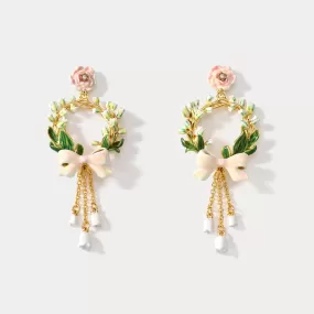 Lily Of The Valley Bow Earrings