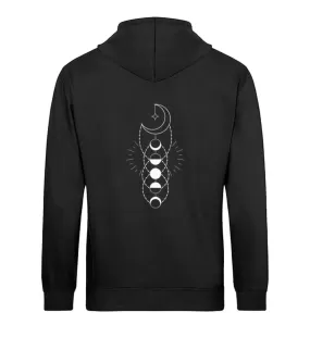 Mondphasen Bio Hoodie Unisex