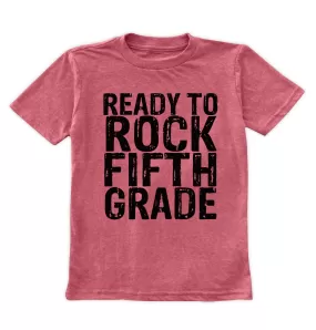 'Ready to Rock Fifth Grade' Tee