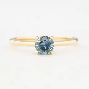 Sara Ring 0.64ct Blue Montana Sapphire (One of a kind)