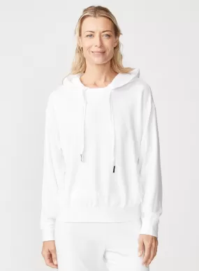 Softest Fleece Hoodie in White