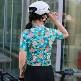 Sweet SS Floral Blue Women Jersey