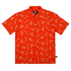 Weapons Orange Button-Down Shirt